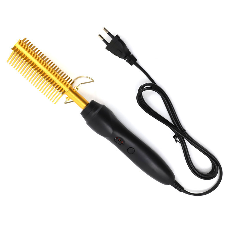 Copper Straightening Comb Electric Curling Iron photo 6