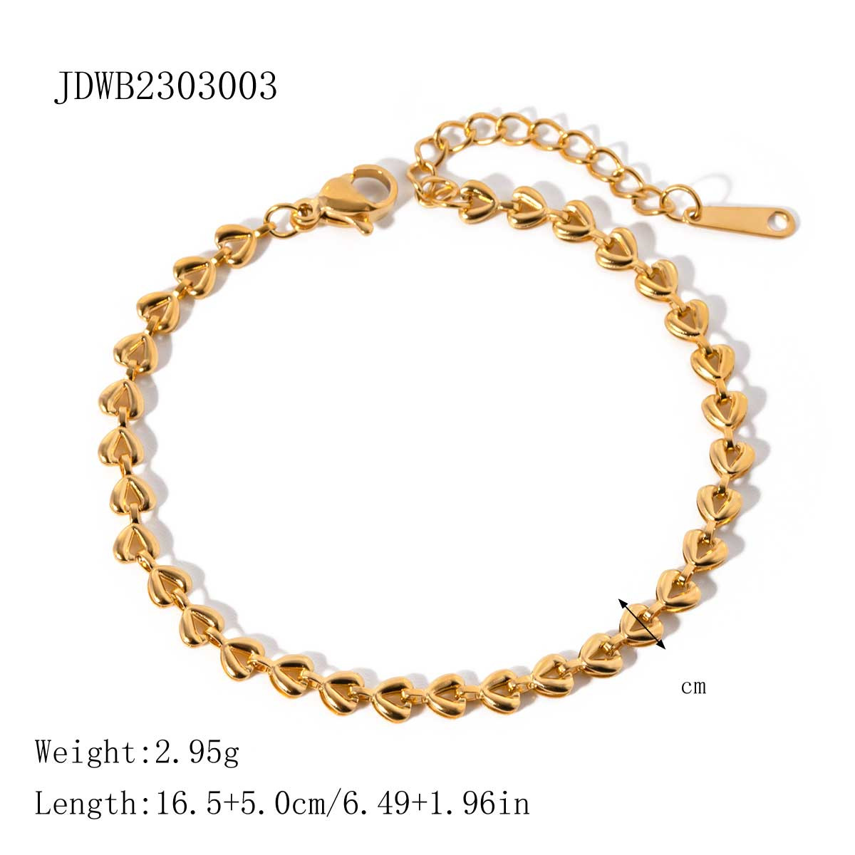 Stainless Steel Colorful Natural Stone Mitten-type Bracelet photo 5