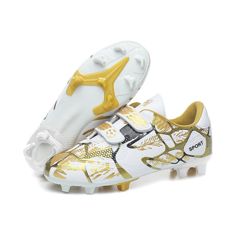 Childrens TF Turf Cleats With Long Studs And Velcro Closure Soccer Shoes photo 2