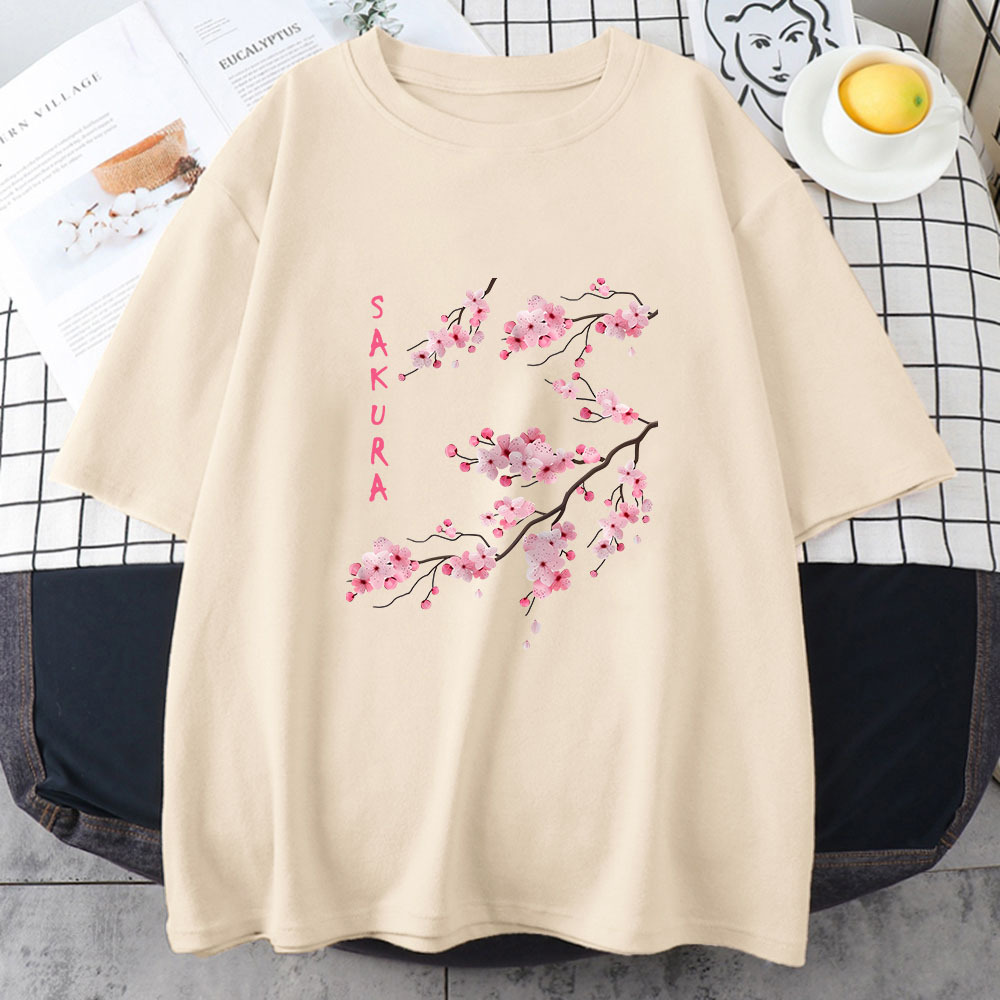 Sakura Cherry Blossom Women's T-shirt photo 7