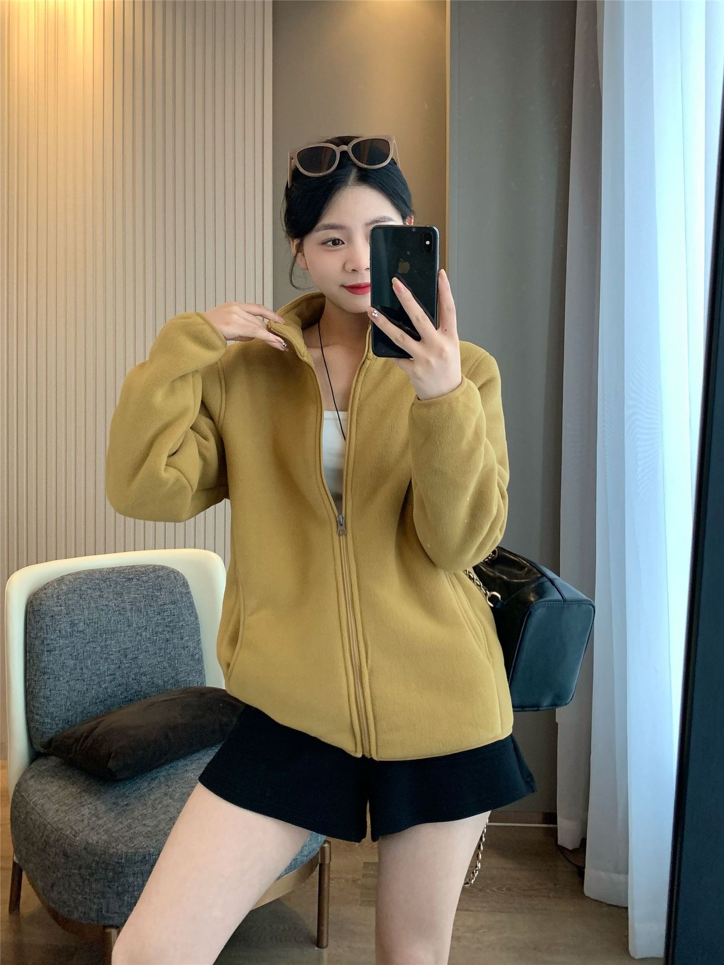 Women's Composite Fleece Stand-Up Collar Jacket photo 2