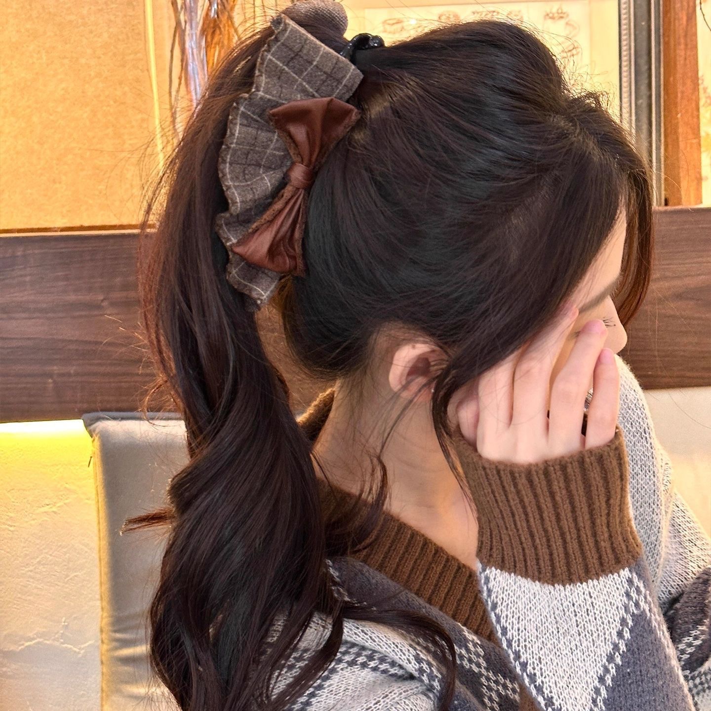 Elegant Sophisticated Bun-style Ponytail Clip For The Back Of The Head photo 6