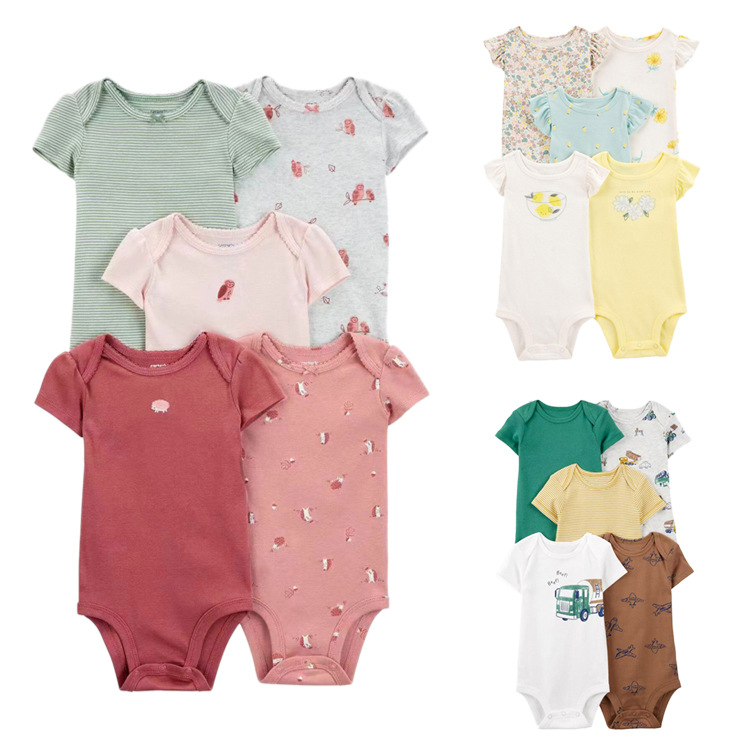 Summer Baby Short-sleeve Onesie photo 1