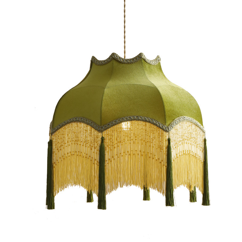 Tassel Vintage Velvet Chandelier For Dining Room And Living Room photo 4