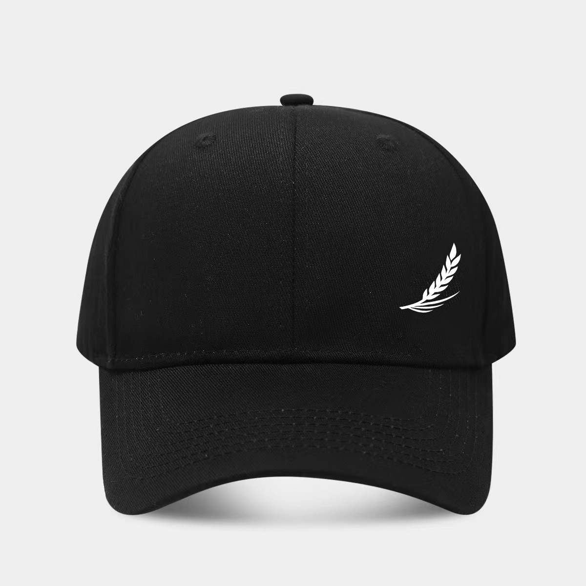Side-hemmed Wheat-ear Print Baseball Cap For Men Outdoor Casual Style photo 2