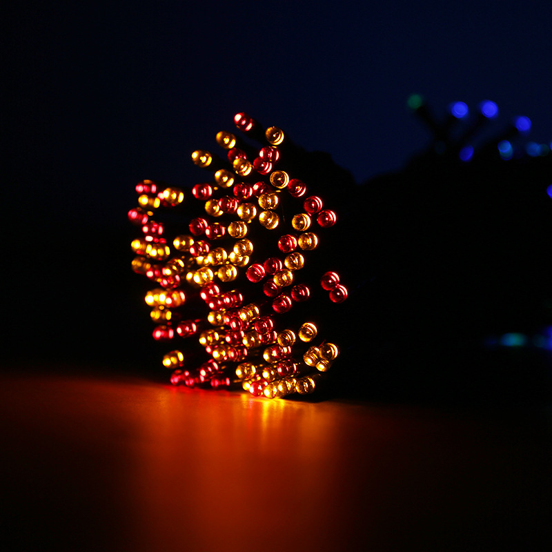 Solar Outdoor LED Color Light String Outdoor Rainproof photo 4