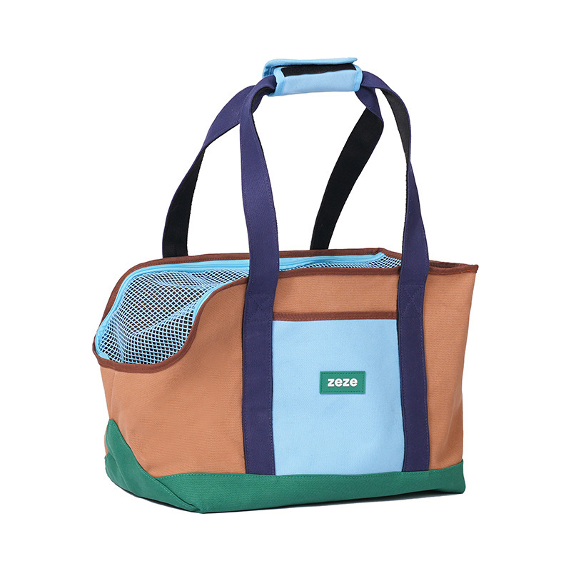 Canvas Casual Pet Carrier, Cat Bag, Portable For Outings photo 5