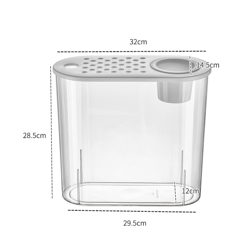 Acrylic Transparent Ecological Incubator Goldfish Tank photo 3