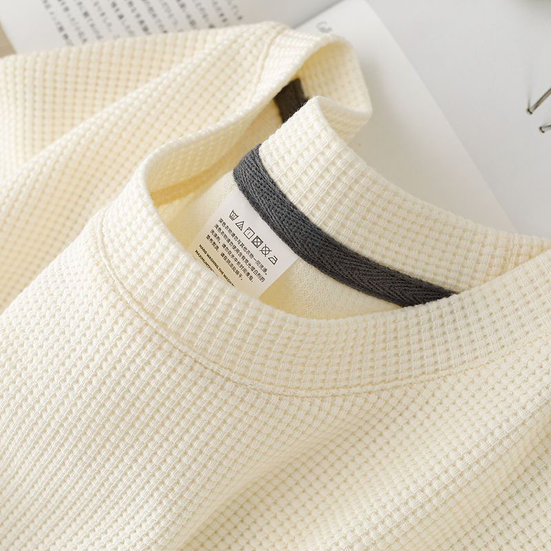 Men's Waffle-knit Crew-neck Short-sleeve Top photo 5