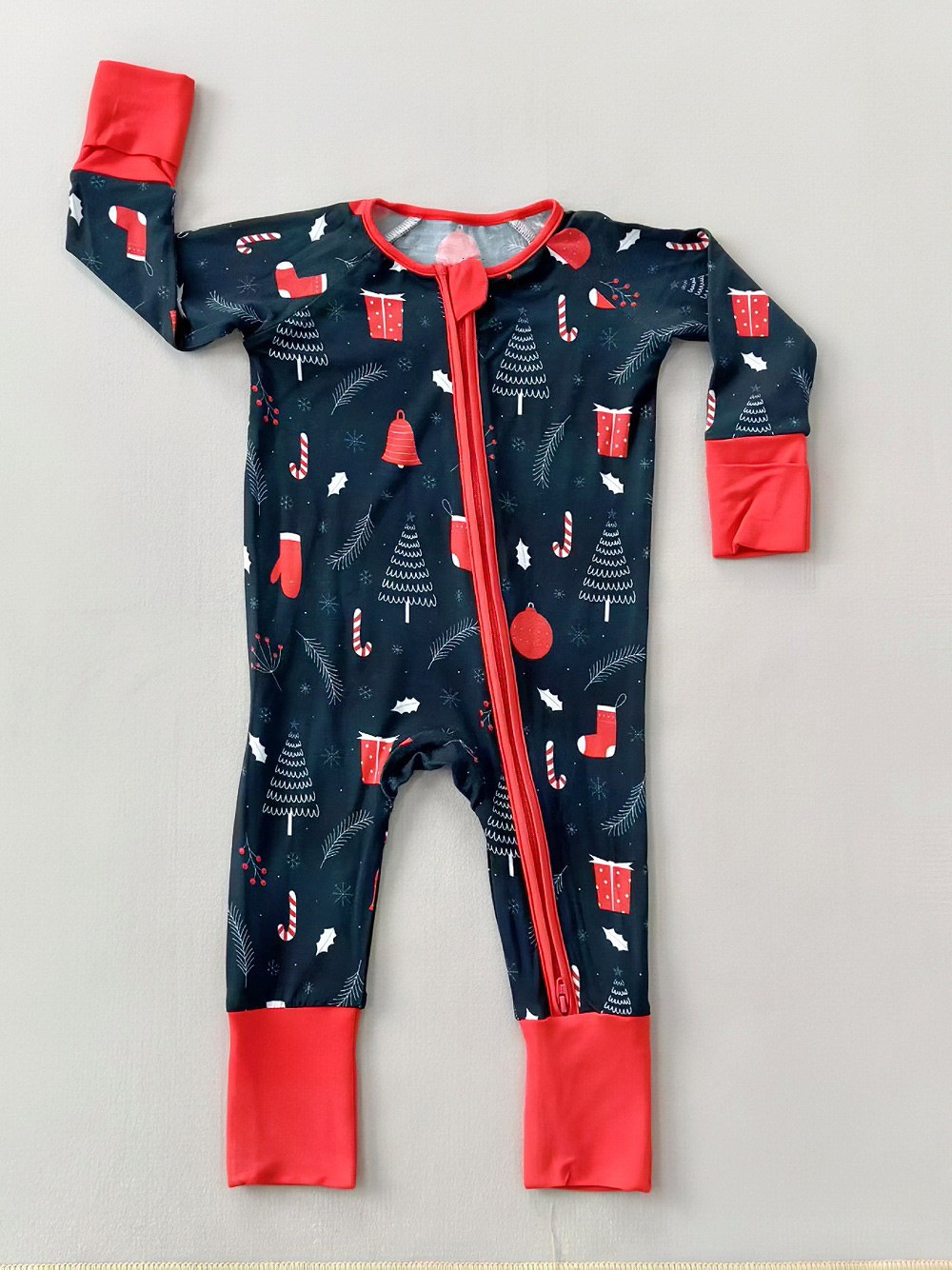Bamboo Fiber Onesie European And American Style For Infants And Toddlers photo 6