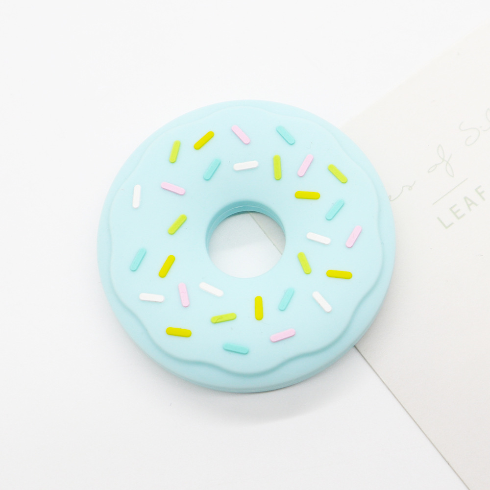Food-grade Silicone Donut Baby Teether photo 3