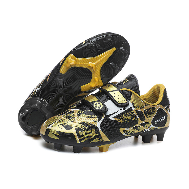 Childrens TF Turf Cleats With Long Studs And Velcro Closure Soccer Shoes photo 3