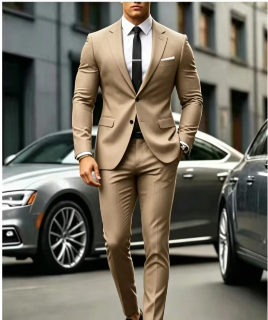 New Mens Casual Suit With Double-breasted Design photo 8