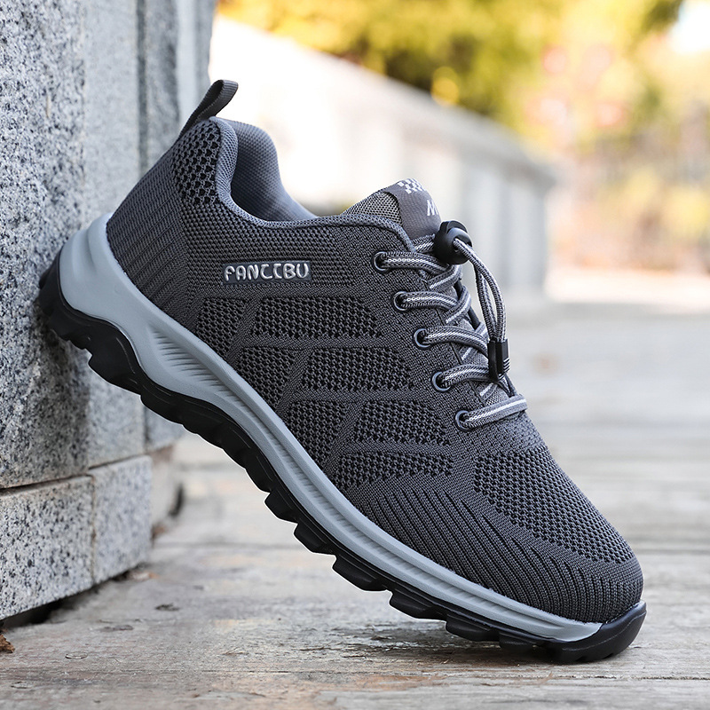 Men's And Women's Wear-resistant Widened Walking Soft Sole Shoes photo 2
