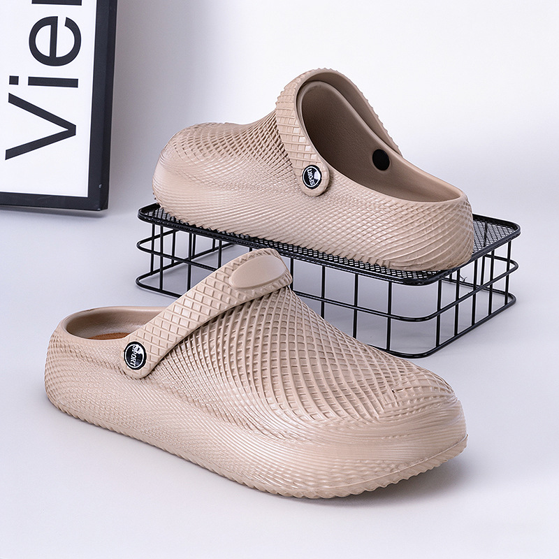 Mens Waterproof Soft-Soled Half Slippers For Outdoor Wear photo 4