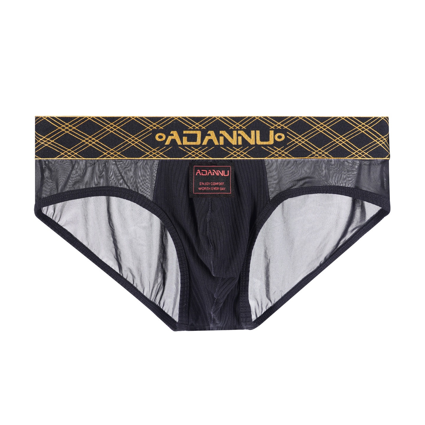 Golden Belt Mens Sexy Sheer Patchwork Underwear photo 7