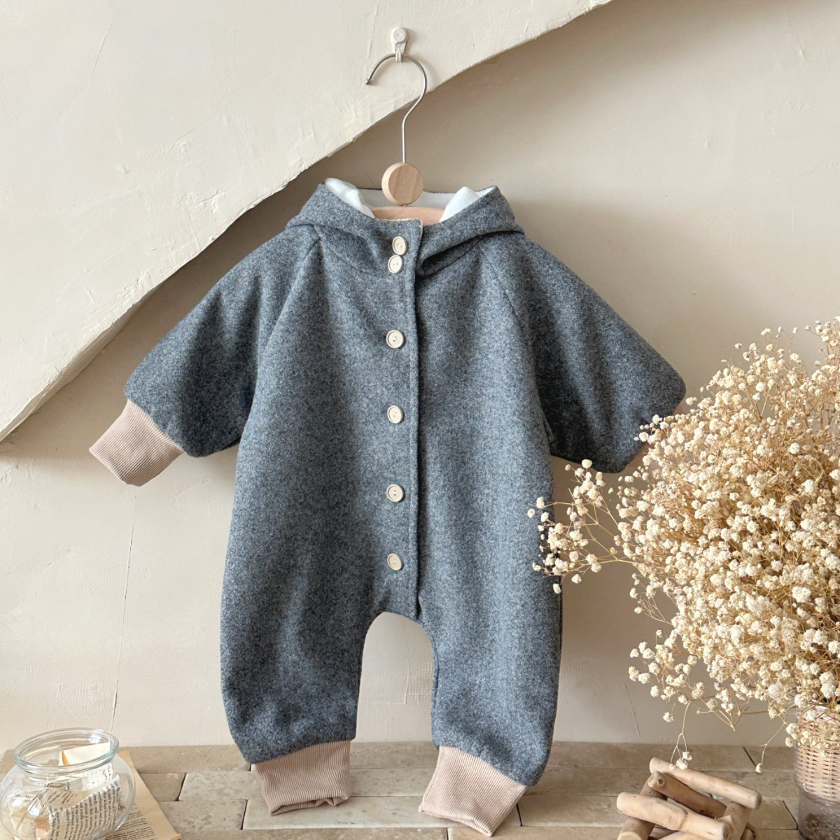 Infant And Toddler Autumnwinter Outdoor Jumpsuit photo 5