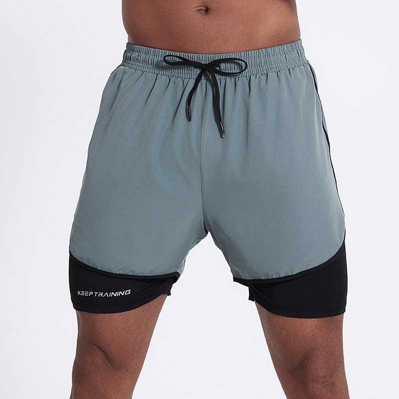 Mens Quick-drying Casual Outerwear Lined Shorts photo 1