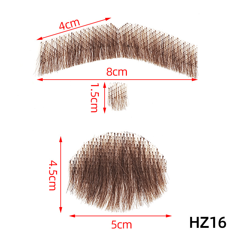 Invisible Seamless Film And TV Disguise Makeup Fake Beard photo 7