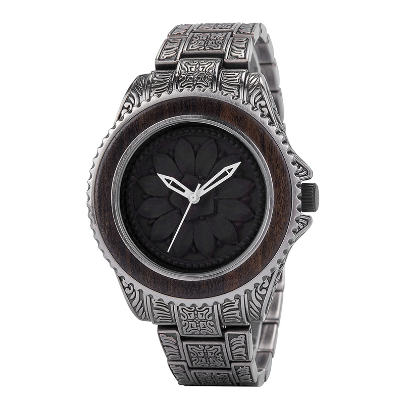 Wooden Watch Quartz Decoration photo 3