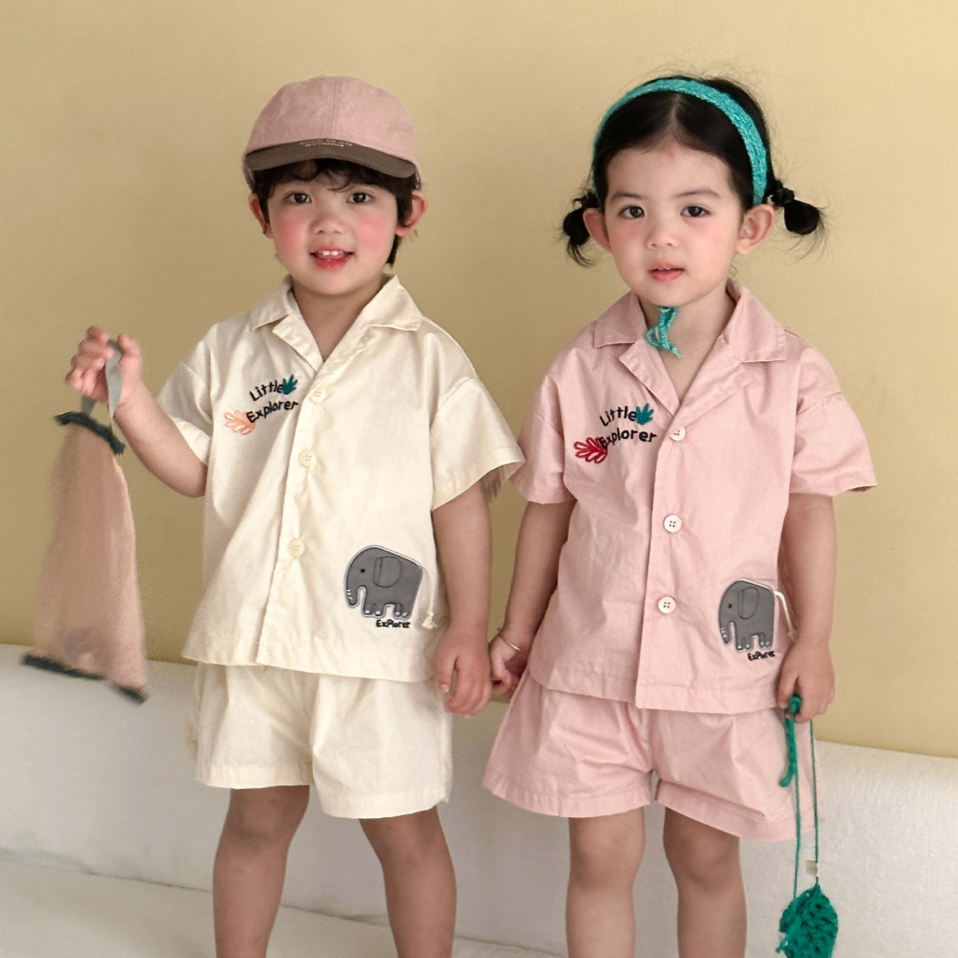 Boys Casual Cotton Short-sleeve T-shirt And Shorts photo 1