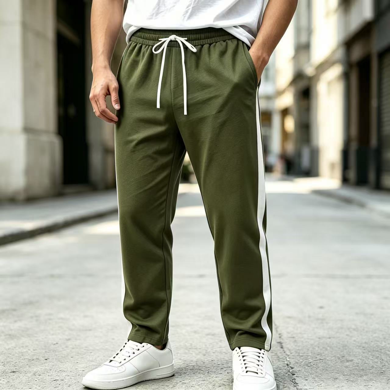 Men's Casual Multi-color Drawstring Sweatpants photo 6