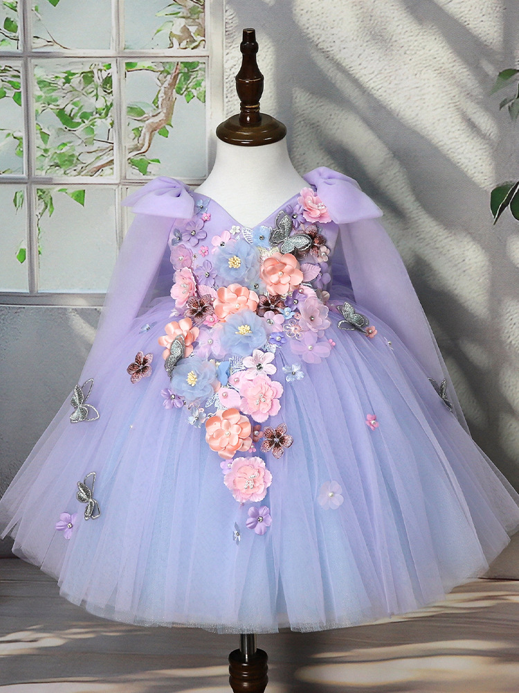 Handmade Three-Dimensional Tulle Princess Dress photo 6