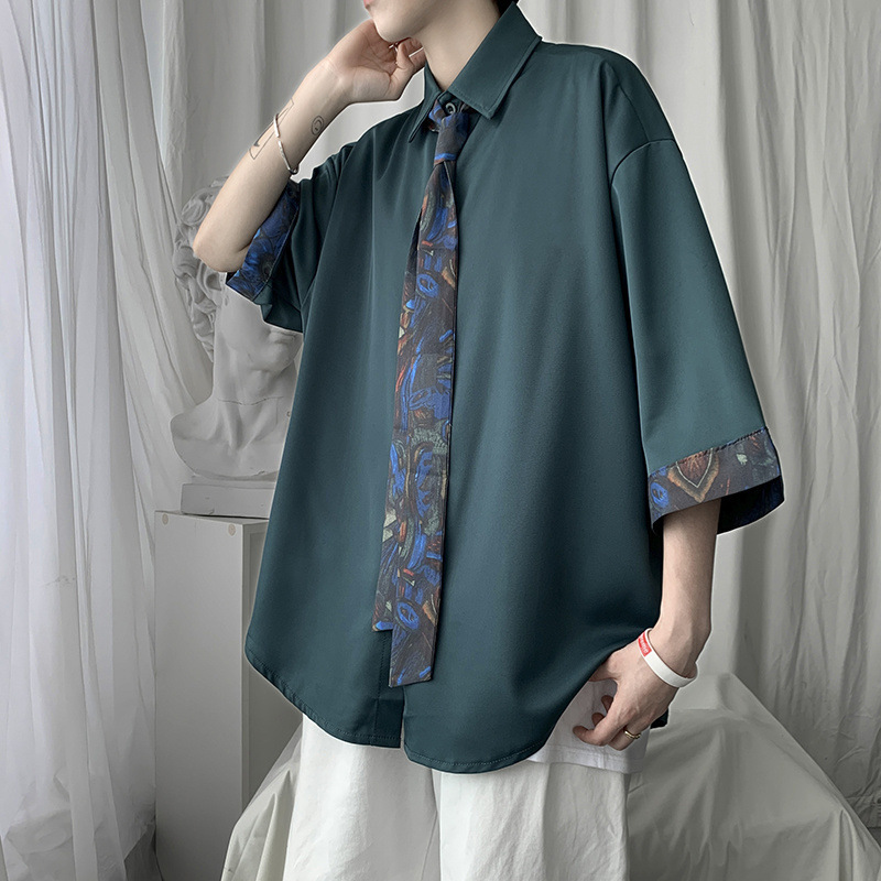 Loose Floral Print Shirt Wrinkle-Free photo 5