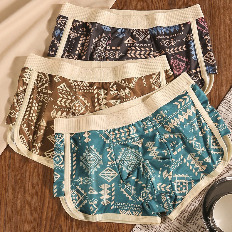 Men's Casual Antibacterial Breathable Briefs photo 1