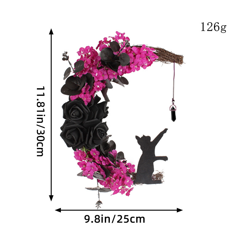 Creative Moon Cat Garland Door Pendant photo 4