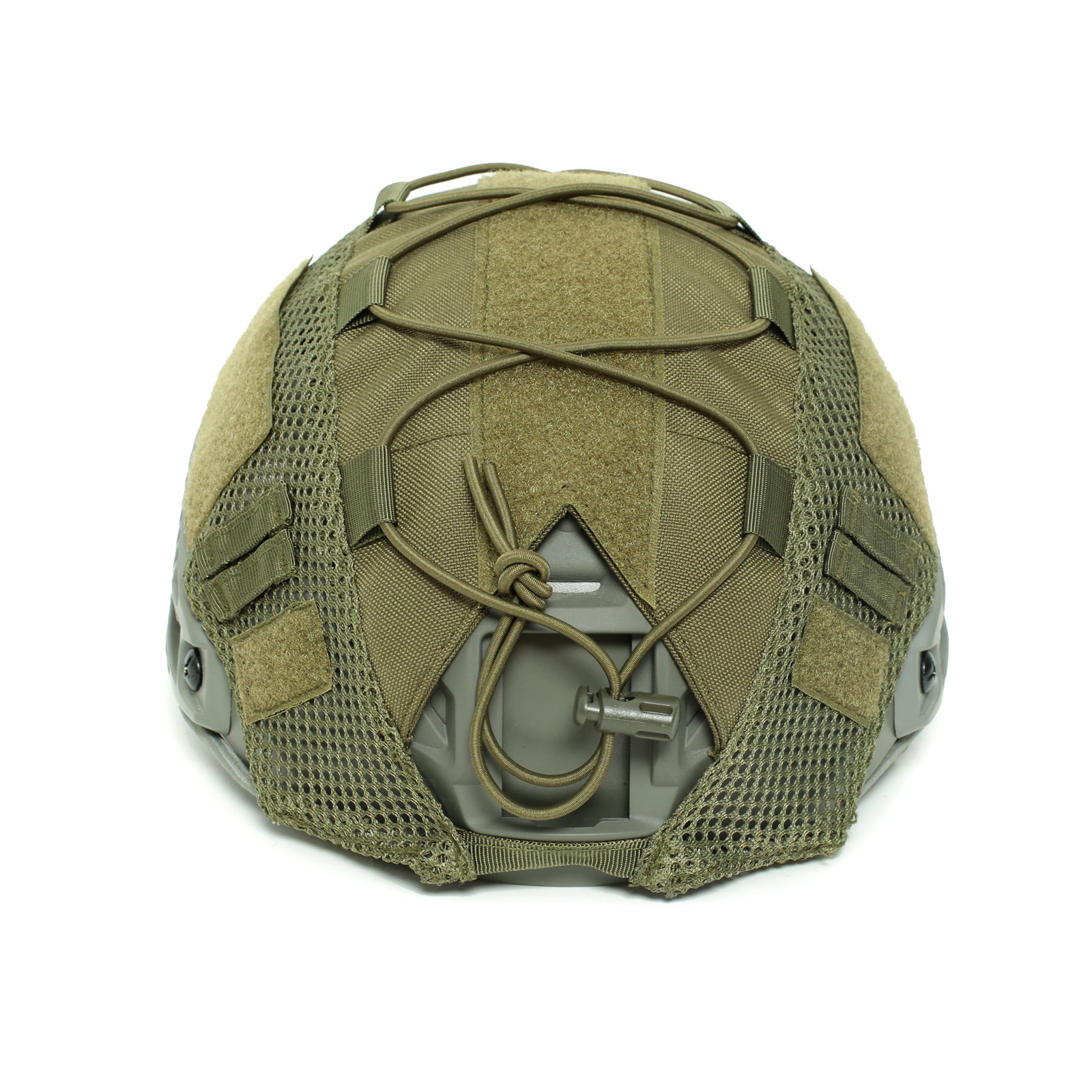 Camouflage Helmet Cover With Elastic Cord Tactical Camouflage Helmet Cover photo 3