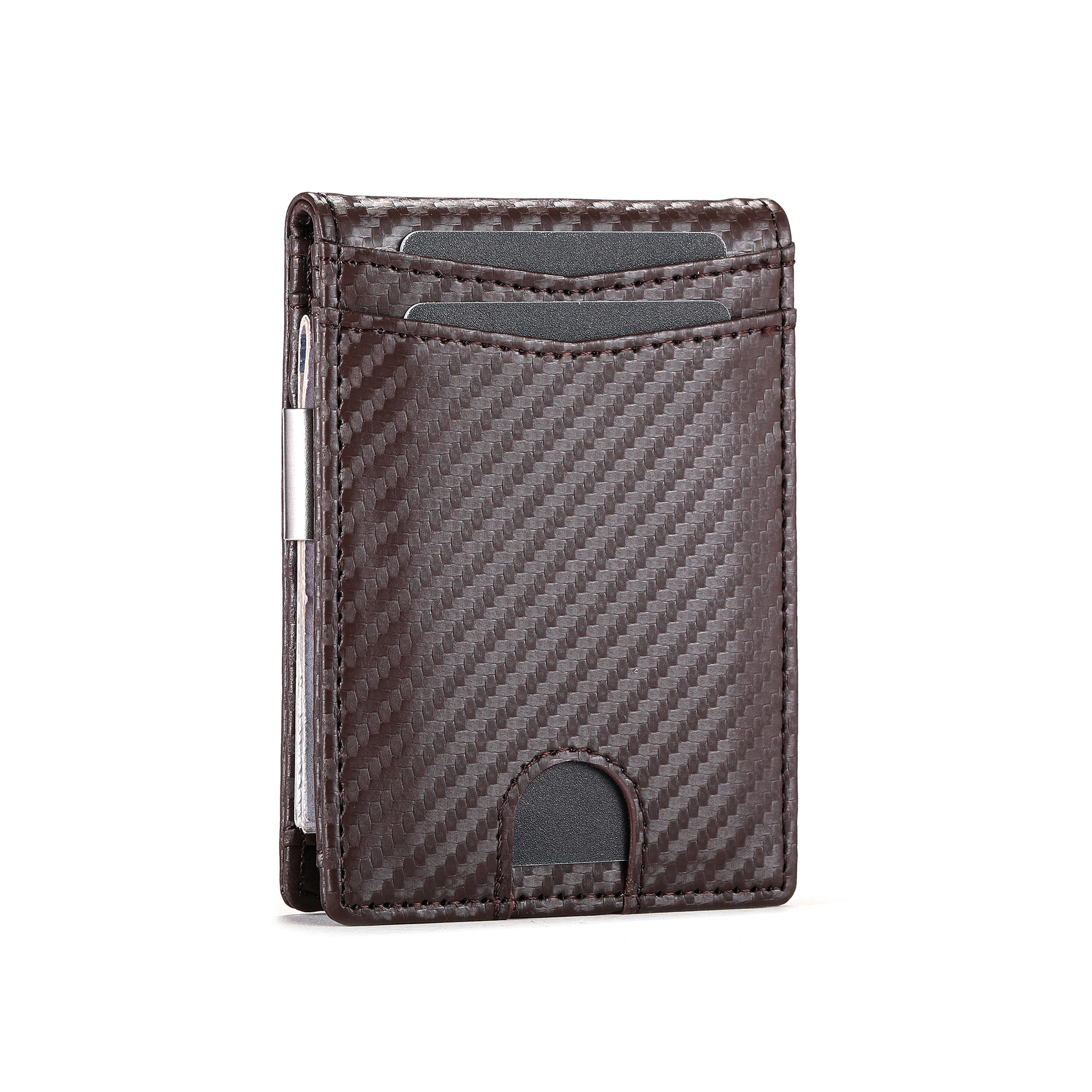 Card Holder For Men Automatic Pop-up Card RFID-blocking Aluminum Card Case photo 8