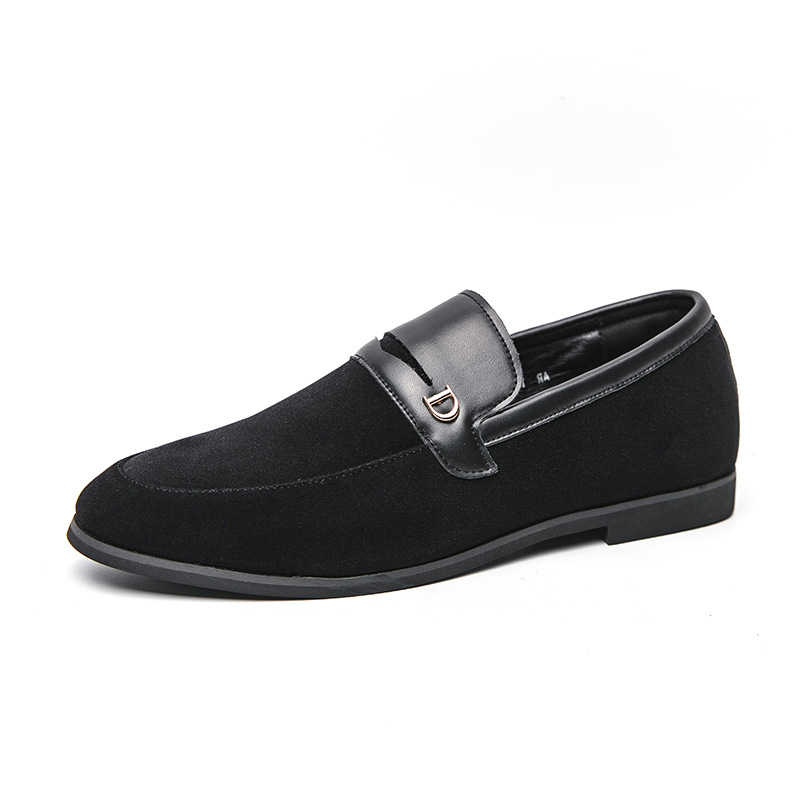 Business Suede Pointed Toe Low Heel Shoes photo 2