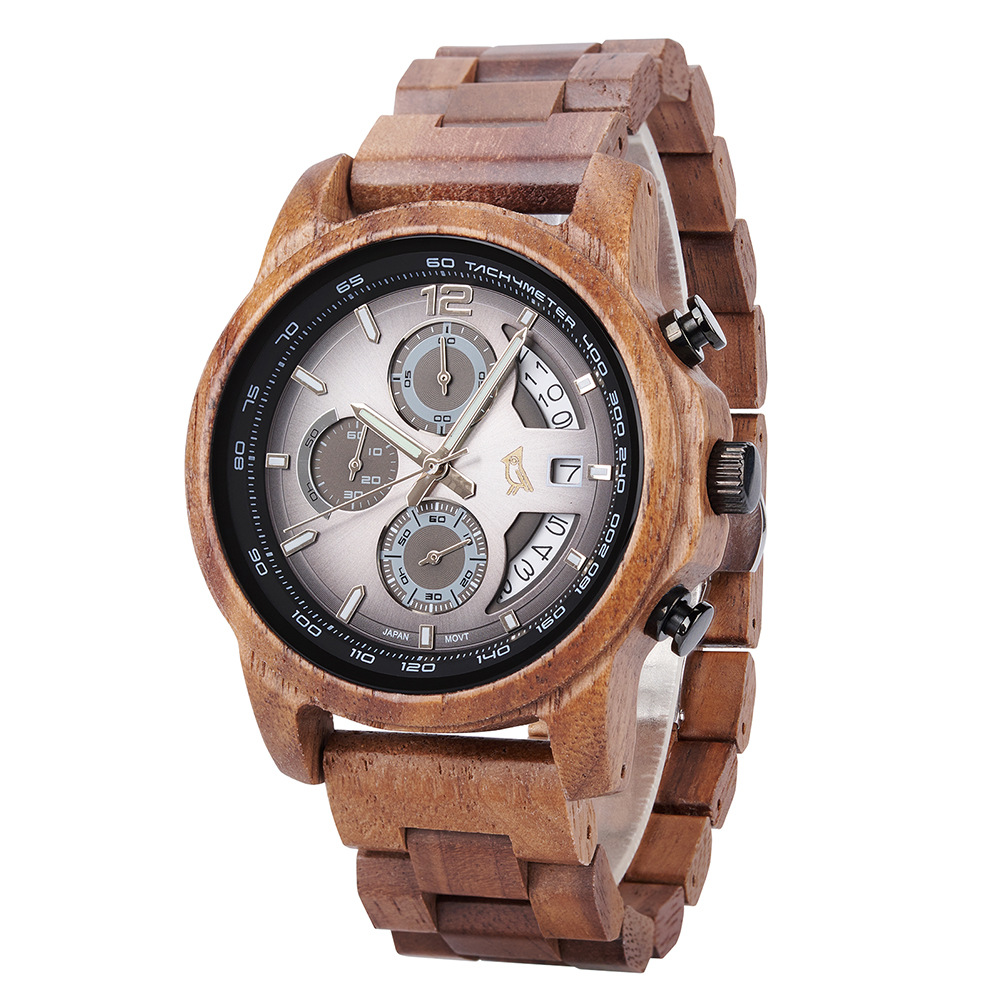 Vintage Wooden Watch For Young Men photo 7