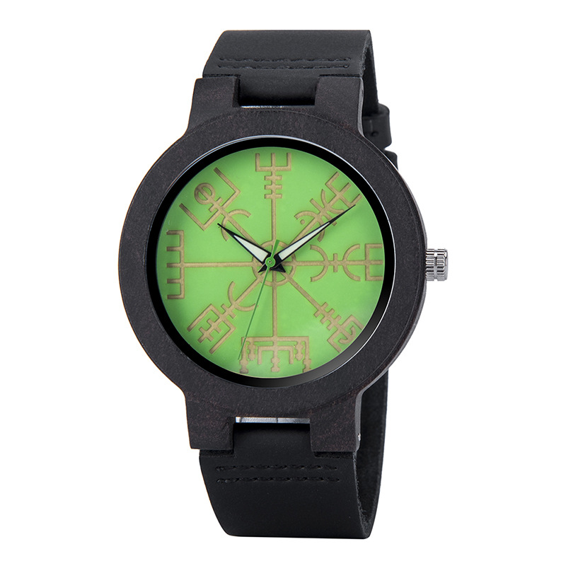 T84 Wooden Quartz Decorative Watch photo 3