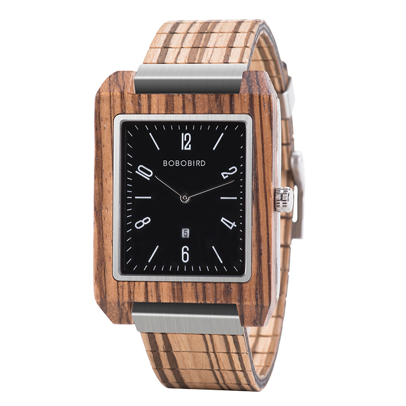Wooden Watch Minimalist And Fresh-style Gift photo 7