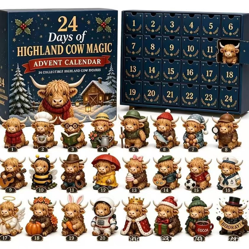 Highland Cow Christmas Calendar photo 2