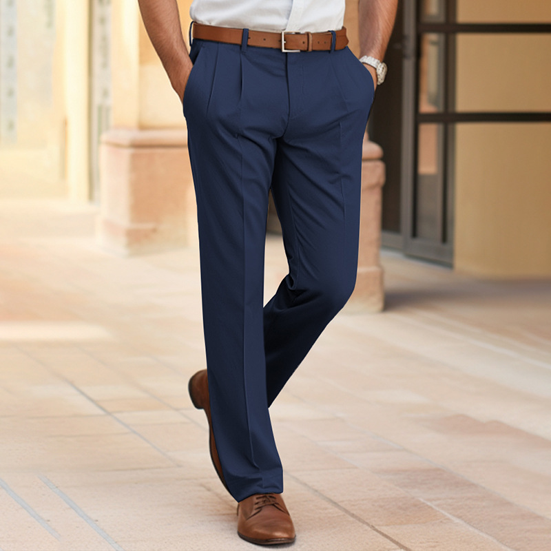 Men's Loose-fit Casual Tailored Trousers photo 7