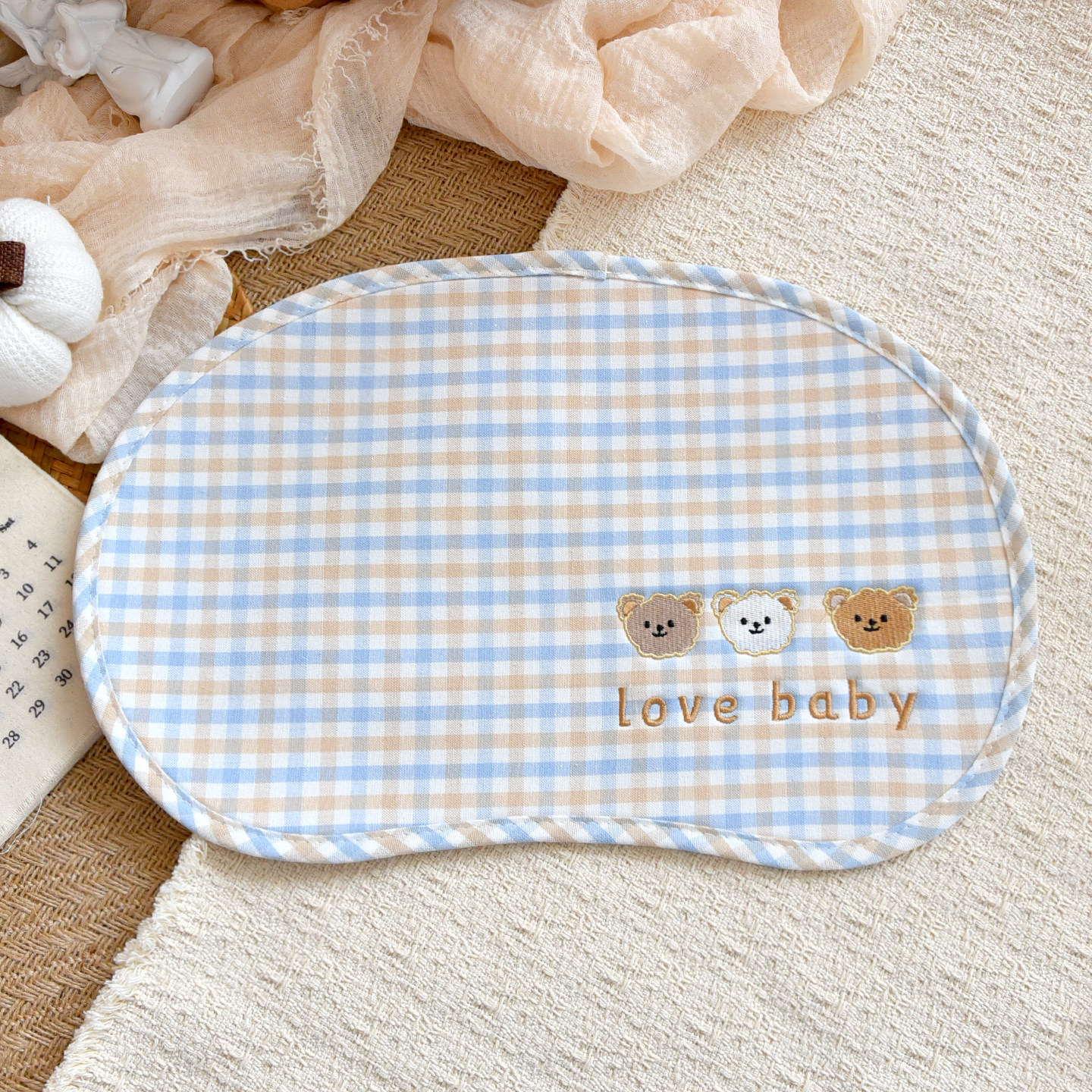 Infant And Toddler Summer Sweat-absorbing, Breathable Pillow Pillow Pad photo 4