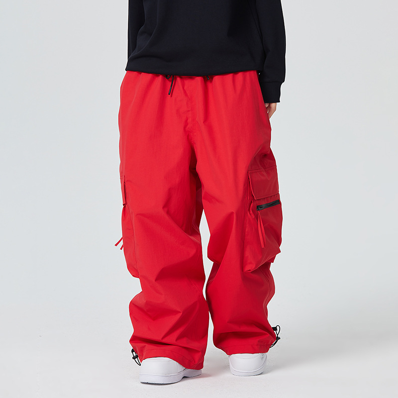 Waterproof Loose-fitting And Abrasion-resistant Mens Snow Pants For Alpine Skiing photo 7