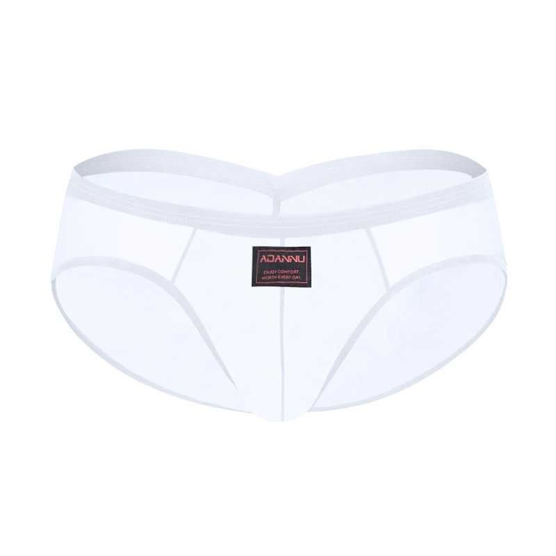 V-shaped Pleated Sexy Hip-lifting Briefs Ultra-thin U Contour Pouch photo 3