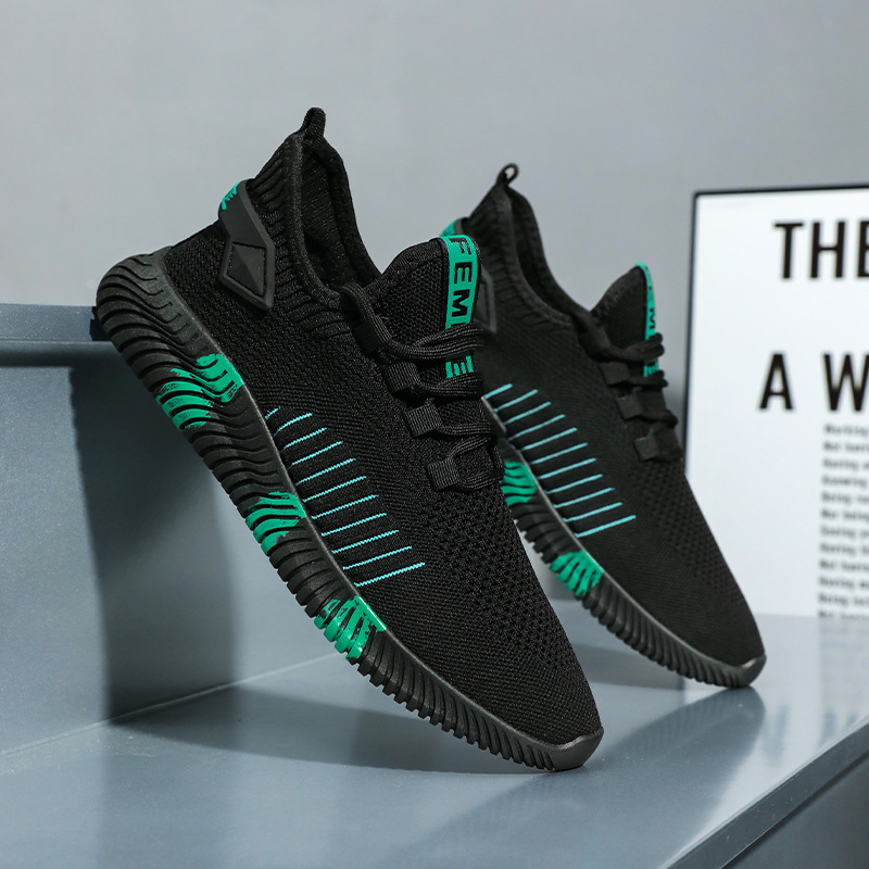 Men's Elastic, Flyknit, Breathable Mesh Casual Sneakers photo 1