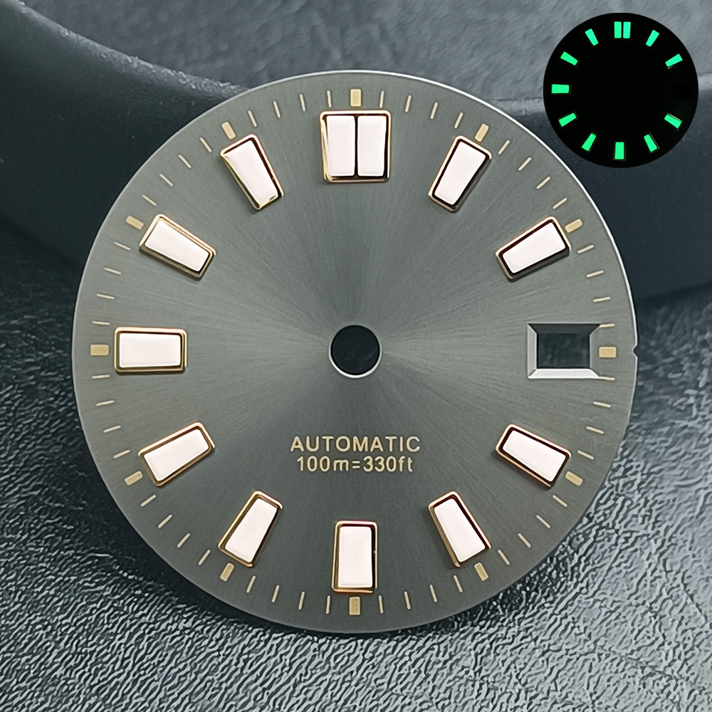 Sunburst Dial Compatible With NH35 Mechanical Movement photo 3