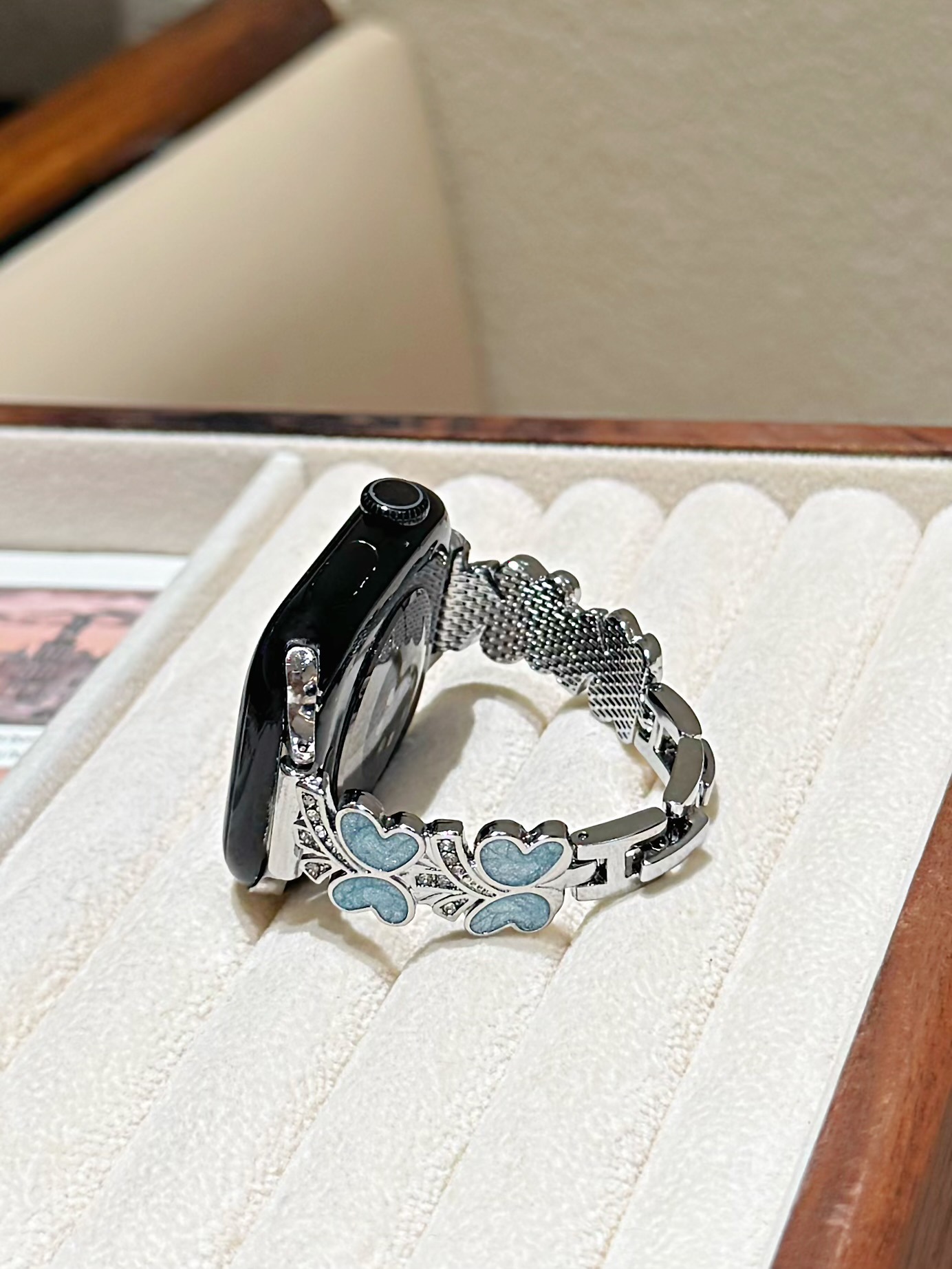 Butterfly Oil-drop Bracelet Watch Strap photo 3