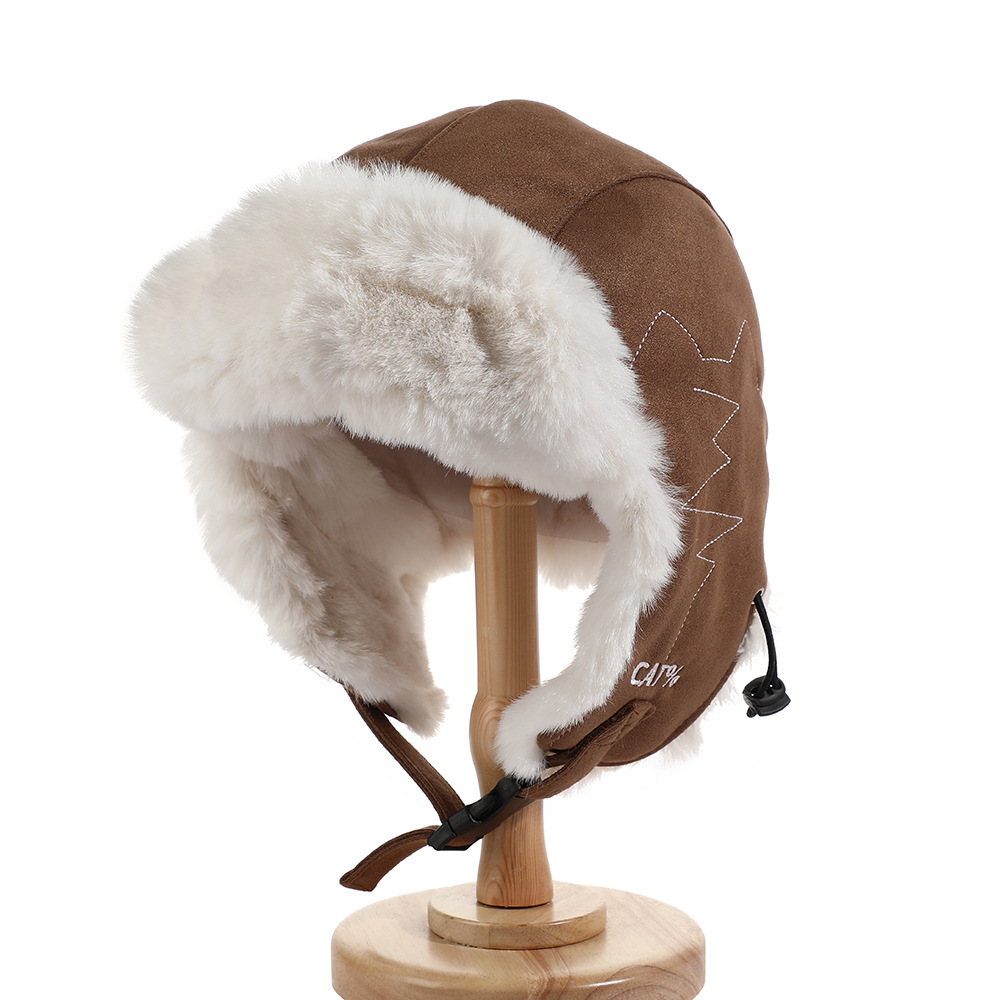 Mens Plush Warm And Thickened Ear Protecting Hat For Cold Weather photo 2