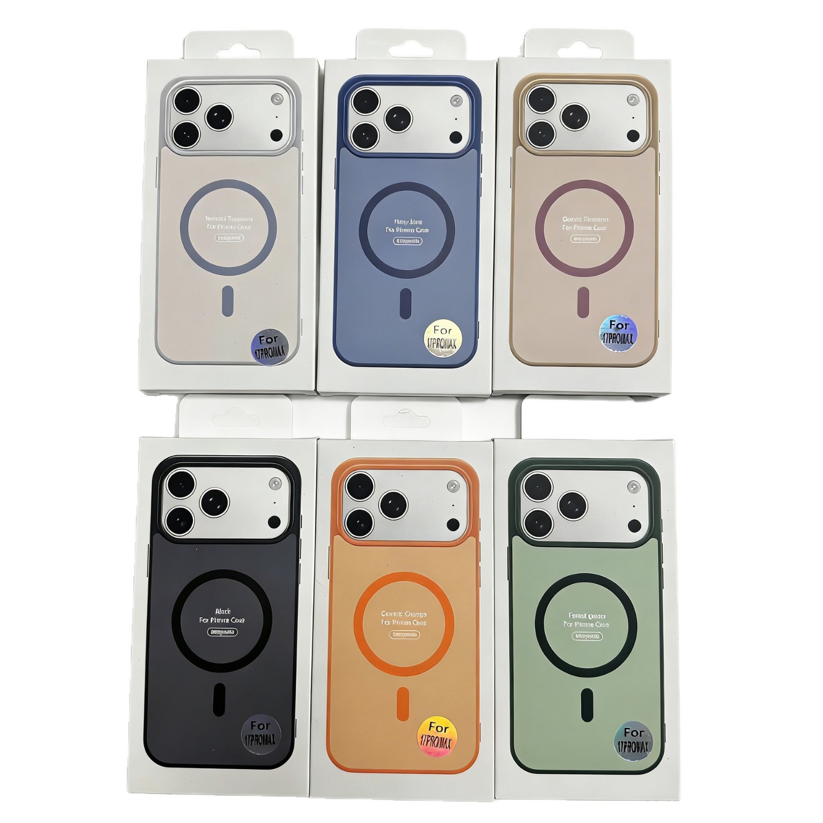 Magnetic Skin-feel Contrasting-color Phone Case photo 7