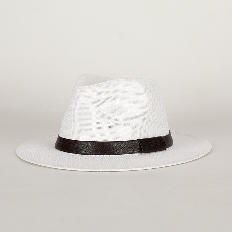 British-style Straw Sun Hat For Men Perfect For The Beach photo 3