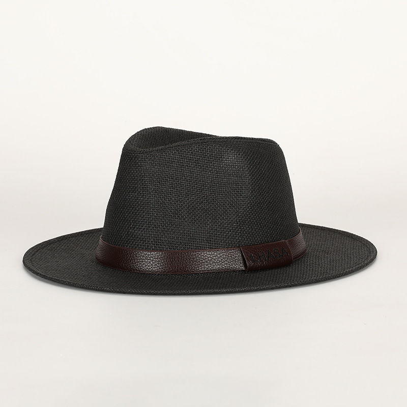 British-style Straw Sun Hat For Men Perfect For The Beach photo 2