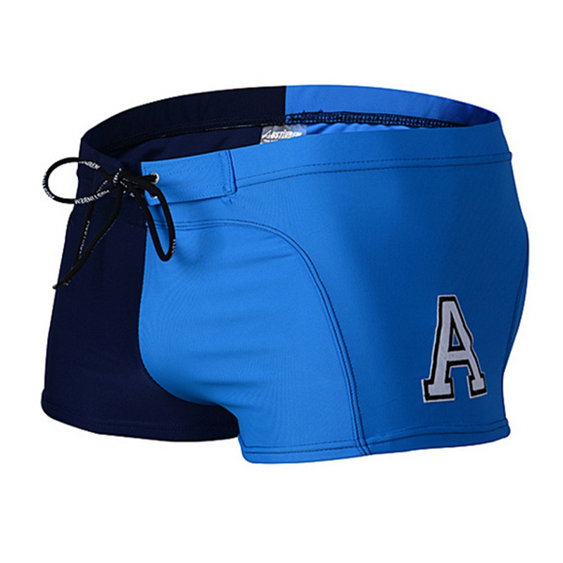 Mens Nylon Boxer Swim Trunks photo 5