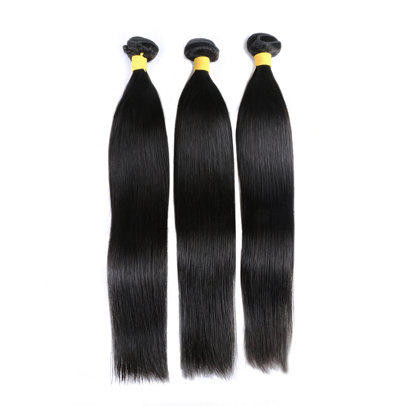 Human Hair Bundles European And American-style Wigs Smooth Hair photo 3